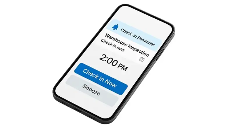 Check-in and check-out system