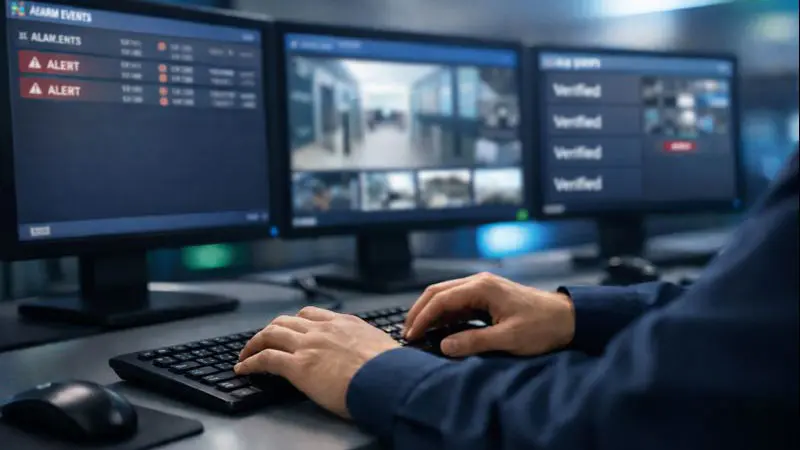 Fast alarm response verification process